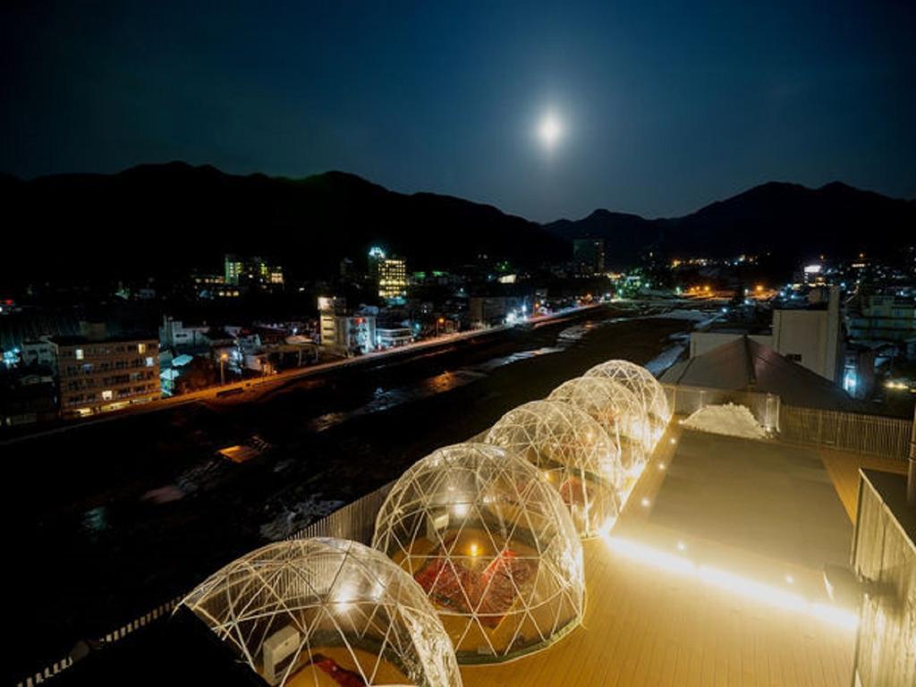 Aburaya Tousen Hotel Yamanouchi  Bagian luar foto